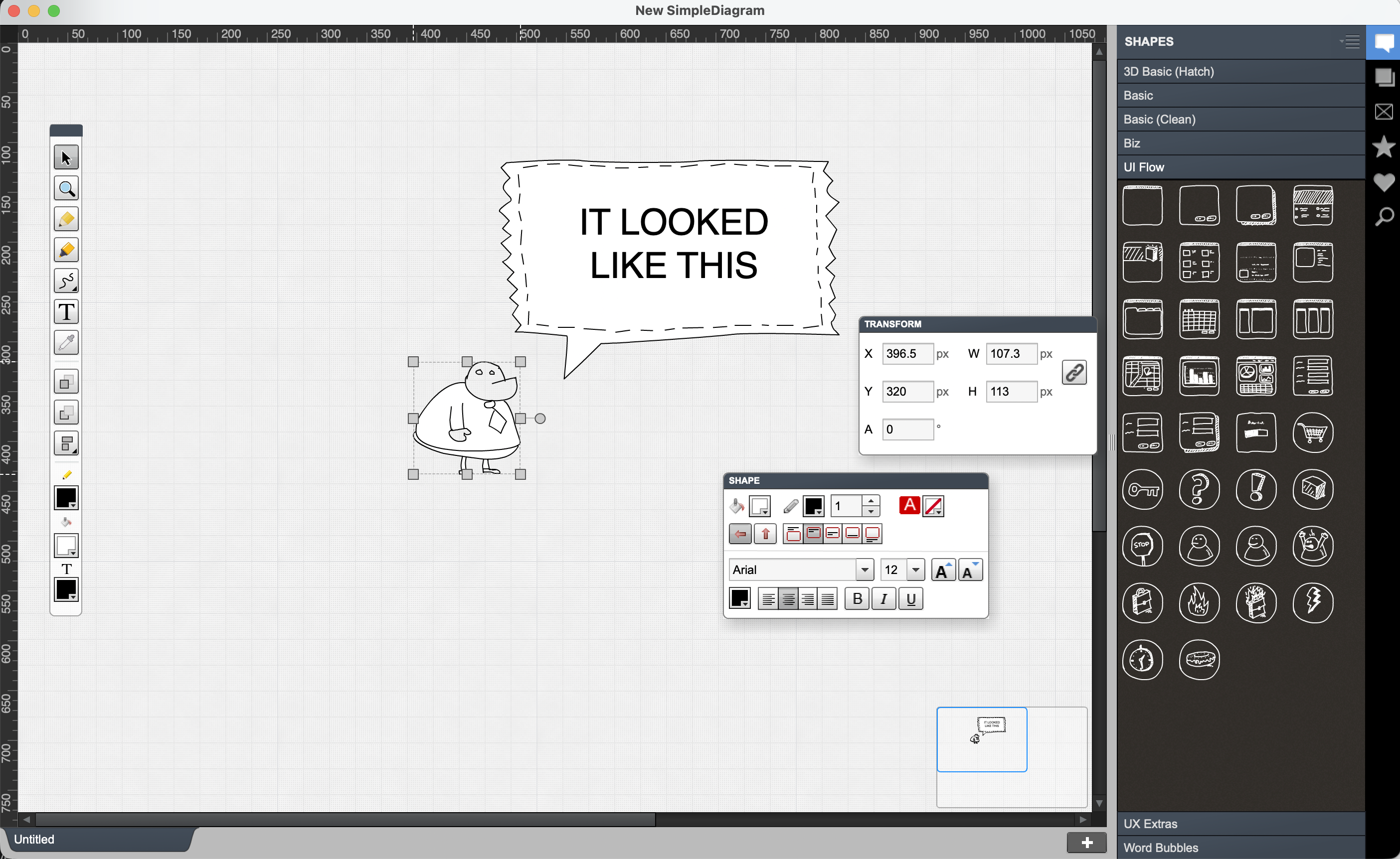 SimpleDiagrams legacy screenshot